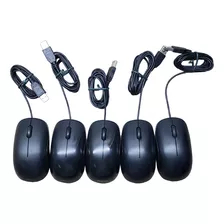 Kit 5 Mouse Corp Positivo, 1000 Dpi, Usb, Com Fio - Sm-6620