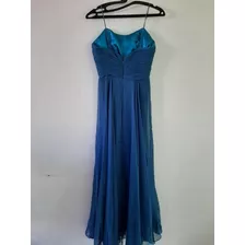 Vestido Azul De Fiesta