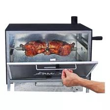 Horno Brasero Mediano Mr. Grill Color Gris