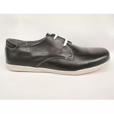 Zapato De Cuero Negro 800 Tanker´s