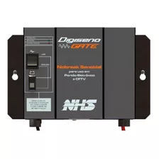 Nobreak Para Portão 3/4 Hp Nhs Digiseno Gate 1250va 1600w Cor Preto