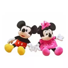 Kit Pelúcia Musical Mickey + Minnie Mouse 30cm - Promoção