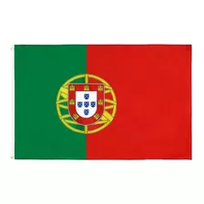 Bandeira De Portugal Cores Fortes Dupla Face Com Garantia