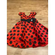 Vestido Temático Miraculous Ladybug Joaninha Tam 2