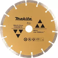 Disco Diamantado Segmentado Makita 180mm (7 ) Concreto 