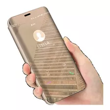 Funda Inteligente Flip Espejo Samsung S10 S10e S10 + Cristal