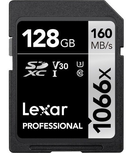 Tarjeta De Memoria Lexar 128gb Professional 1066x Uhs-i Sdxc