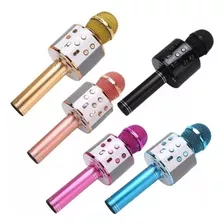 Micrófono Karaoke Bluetooth Portátil Parlante 