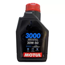 Aceite Moto 4t Mineral 20w50 Motul 3000 Original