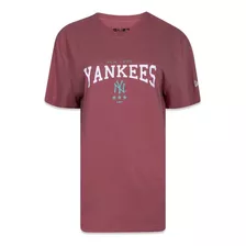 Camiseta New Era Regular Mlb New York Yankees Feminino - Ver