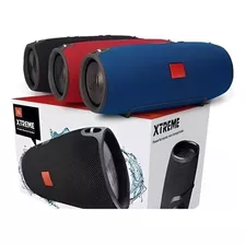 Caixa De Som Xtreme Grande 40w Bluetooth Portátil Azul + Nf 