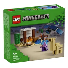 Lego Minecraft 21251 Expedição Do Steve Ao Deserto