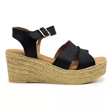 Sandalias Mujer De Cuero Casuales Taco Chino Comodas Liviana