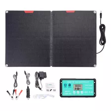 Kit Panel Solar Plegable Monocristalino 12v Para Generador