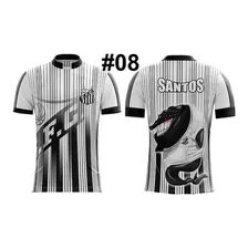 Camisa De Time Futebol Personalizada Santos De Quebrada Top