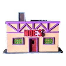 Taberna De Moe Maqueta Pintada En Madera 