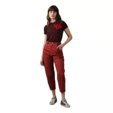 Pantalon Slouchy Tiro Medio/alto Mujer Las Oreiro Louis