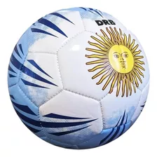 Pelota De Futbol Drb Niños Nro. 5 Paises Argentina Color Blanco