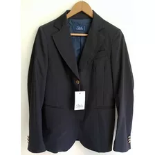 Saco Style Made In Italy Talle 44 Blazer Azul Con Etiqueta 