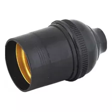 20 Pç Soquete Bocal Preto E-27 Sem Rabicho Lampada Luz S2