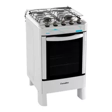 Fogão De Piso 4 Bocas Automático Mesa Em Inox Esmaltec Agata