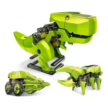 Juguete Solar Modelo Dinosaurio Robot Tecnología 3en1 Regalo