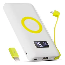 Carregador Portátil Power Bank 10000mah Para Celular Indução