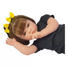 Bebê Reborn Realista Pode Tomar Banho 100% Silicone, Linda