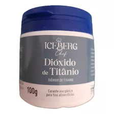 Corante Dióxido De Titânio Alimentício 100g - Iceberg