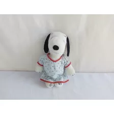 Boneco Antigo Snoopy De Pelucia Da Estrela