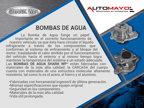 1-bomba Agua Shark Lexus Gs300 3.0lv6 06 Foto 7