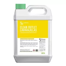 Detergente Lavavajilla Clean Outlet Bidón X 5 Lts