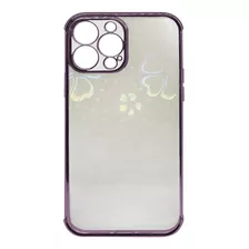 Funda iPhone 13 Pro Max Morado Tornasol