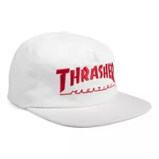 Gorra Thrasher Mag Blanca Snapback Original Nueva Importada!