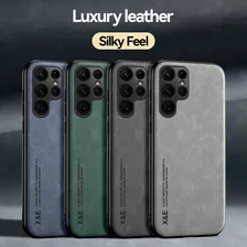 Funda Leather Para Samsung Delgada Fina Suave Gamuza