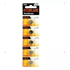 Bateria Alcalina 1,5v Lr54/1130 Com 5 - Foxlux