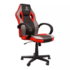 Cadeira Gamer Hoopson Reclinável E Giratoria, Black-red