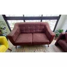 Sillón Marrón Dos Cuerpos