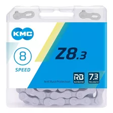 Cadena Kmc Z8.3 1/2 X 3/32 Antioxido Para 8 Velocidades