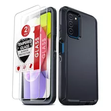 Funda Para Galaxy A03s Ao3s Funda Para Telefono Con 2 Unidad