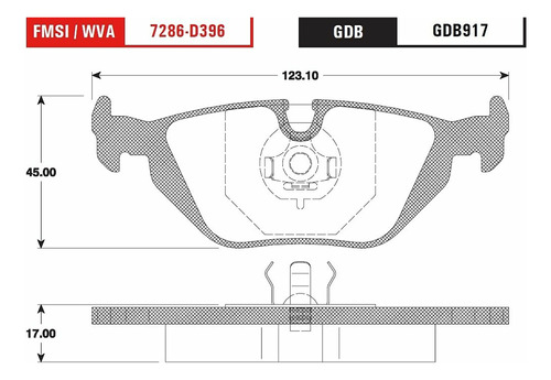 Balatas Bajos Metales Del O Tras Bmw 325ci 01/02 Trw Foto 2