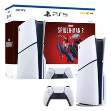 Sony Playstation 5 Slim Bundle Spider-man 2 - Ps5 Slim Spider-man 2 Novo Lacrado A Pronta Entrega