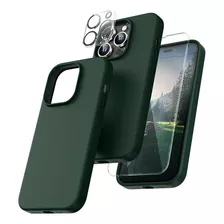 Funda Tocol Para iPhone 14 Pro C/cubre Cam Pant Green
