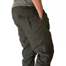 Jogger Dril Camuflado Bota Recta