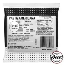 Pasta Americana Decor 500 Grs Negro