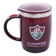 Caneca Térmica Com Tampa 450ml - Fluminense