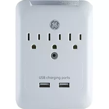 Ge Surge Protector Tap With Usb Charging 3 Outlets