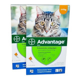 Advantage Tratamiento Antipulgas Para Gatos Hasta 4kg