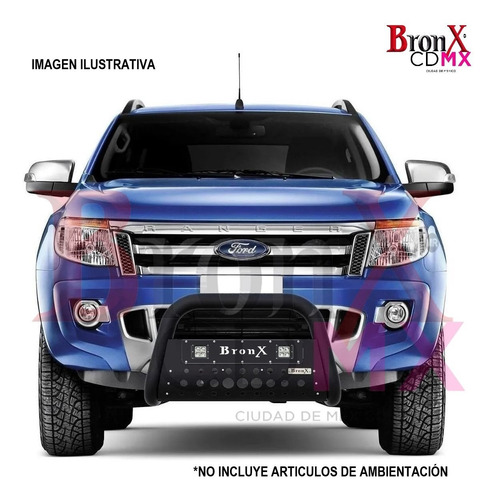 Burrera Bronx Black 2 Faros Ford F150 F250 2010-2014 Foto 8