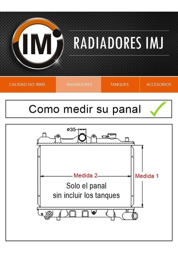 Radiador Kia Sportage Ao 1995 - 2004 Mecanico Laminilla Foto 5